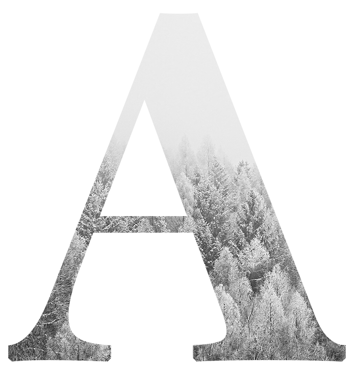 A big letter 'A'