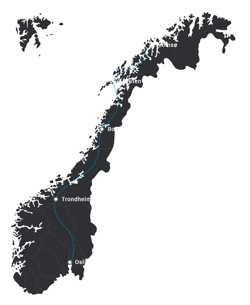 Map of Norway